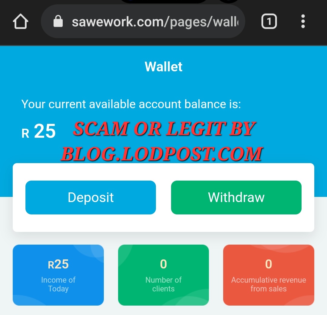 Sawework.com Review Scam or Legit We Work Register Login